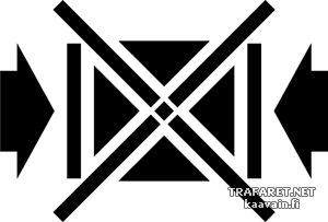Nie szczypać - szablon do dekoracji