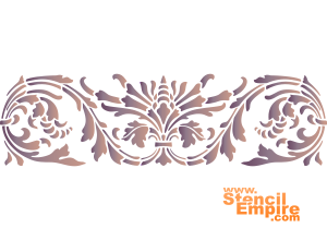 Monogram średniowieczny - szablon do dekoracji
