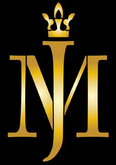 Monogram MJ - szablon do dekoracji