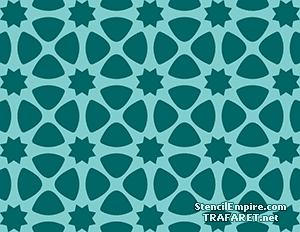 Marokańska mozaika 07 (Szablony w stylu wschodnim)