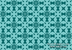 Marokańska mozaika 09 (Szablony z powtarzającymi się wzorami)