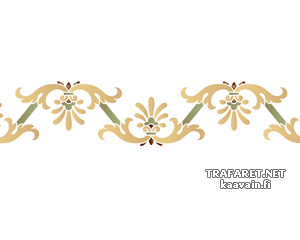 Renesansowy bordiur 44 - szablon do dekoracji
