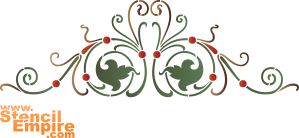 Motyw koronki 2 - szablon do dekoracji