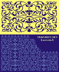 Marokańska koronka - szablon do dekoracji