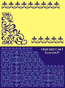 Zestaw marokański - szablon do dekoracji