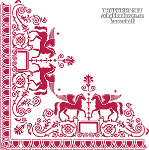 Róg sufitowy 31 - szablon do dekoracji