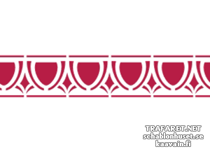 Bordiur sufitowy 33 (Szablony w stylu średniowiecznym)