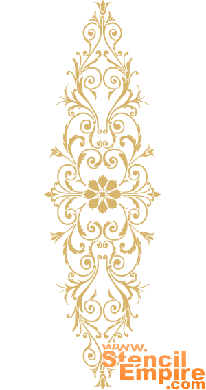 Wielka koronka Majorki - szablon do dekoracji