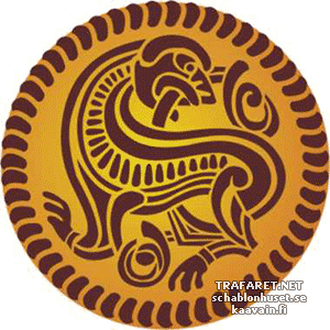 Moneta Wikinga 2 - szablon do dekoracji