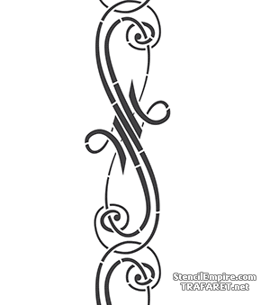 Monogram klasyczny 1b - szablon do dekoracji
