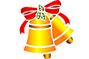 Kwiaty dzwonka - szablony z motywami świątecznymi