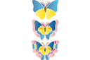 Duże motyle 3 - szablony z motylami i ważkami