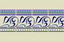 Wzór bordiurowy 07 - szablony do klasycznych borderów