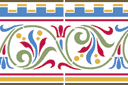 Średniowieczny bordiur 08 - szablony do klasycznych borderów