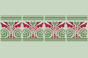Wzór bordiurowy 12 - szablony do klasycznych borderów