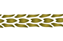 Klasyczny bordiur 026 - szablony na bordiury z abstrakcyjnymi wzorami