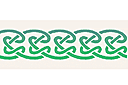 Motyw bordiurowy 1 - szablony z celtyckimi wzorami 