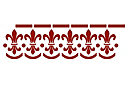 Lilia heraldyczna - szablony z klasycznymi wzorami