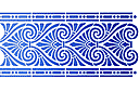 Bordiur wenecki 2 - szablony z klasycznymi wzorami