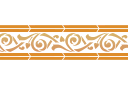 Bordiur wenecki - szablony z klasycznymi wzorami