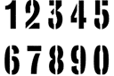 Numery CET - szablony z tekstami i zestawami liter