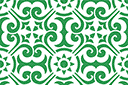 Płytka marokańska 06 - szablony z kwadratowymi wzorami