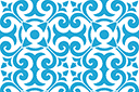 Płytka marokańska 07 - szablony z kwadratowymi wzorami