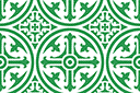 Płytka marokańska 09 - szablony z kwadratowymi wzorami