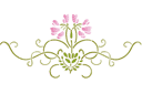 Motyw kwiatowy 05 - szablony z kwiatami ogrodowymi i polnymi