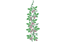 Chmiel - szablony z liśćmi i gałęziami