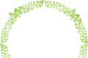 Duży krąg - szablony z liśćmi i gałęziami