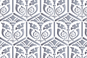 Renesansowe lilie - tapeta - szablony z powtarzającymi się wzorami