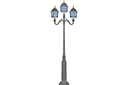 Duża latarnia 014 - szablony z różnymi przedmiotami i obiektami