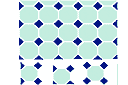 Płytki podłogowe 2 - szablony z kwadratowymi wzorami