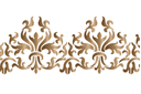 Bordiur z akantu - szablony z klasycznymi wzorami