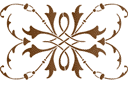 Monogram z koronki 47 - zestawy szablonów w tym samym stylu