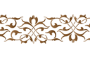 Koronkowy bordiur 50 - zestawy szablonów w tym samym stylu