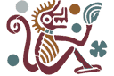 Małpa Inka - szablony starożytnej ameryki