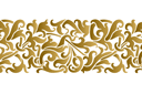 Koronkowy bordiur 2 - szablony z wzorami koronek