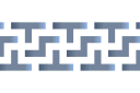 Wąski labirynt - szablony na bordiury z abstrakcyjnymi wzorami
