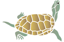 Żółw 04 - szablony ze zwierzętami