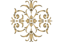 Rozeta wiktoriańska - szablony z klasycznymi wzorami