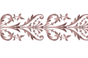 Wiktoriański bordiur 3 - szablony z klasycznymi wzorami