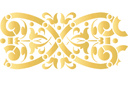 Wiktoriański bordiur 5 - szablony z klasycznymi wzorami