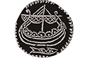 Moneta wikingów - skandynawskie szablony