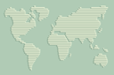 Mapa świata 02 - szablony z różnymi przedmiotami i obiektami