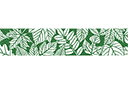 Bordiur z różnych listków 7 - szablony do bordiur z roślinami