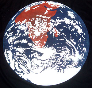 Planeta Ziemia - szablon do dekoracji