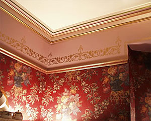 Średniowieczny salon - szablon do dekoracji