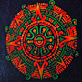 Azteckie słońce - w jaki sposób szablony są wykorzystywane do dekoracji domów i mieszkań